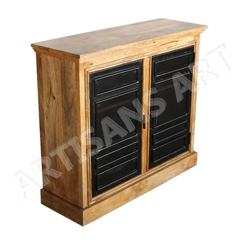 Metal Door Solid Wood Cabinet Industrial Furniture Indian Mango Wood Furniture Buy Mango Wood Bedroom Furniture Iron Wood Furniture Indian Carved