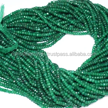 flat faceted beads