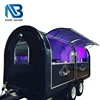 New design small food trailer cart food van trailer for sale