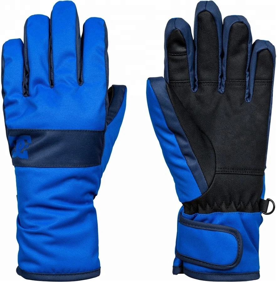 Pu Leather Palm Winter Ski Gloves 