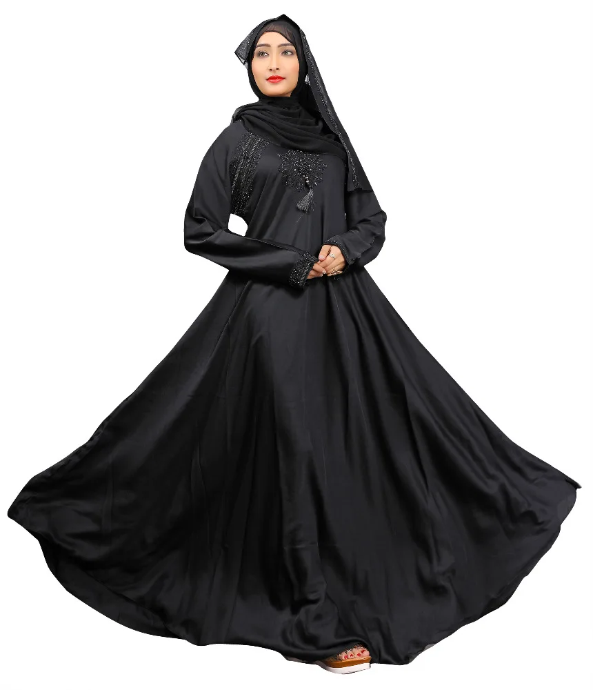plain black umbrella dress