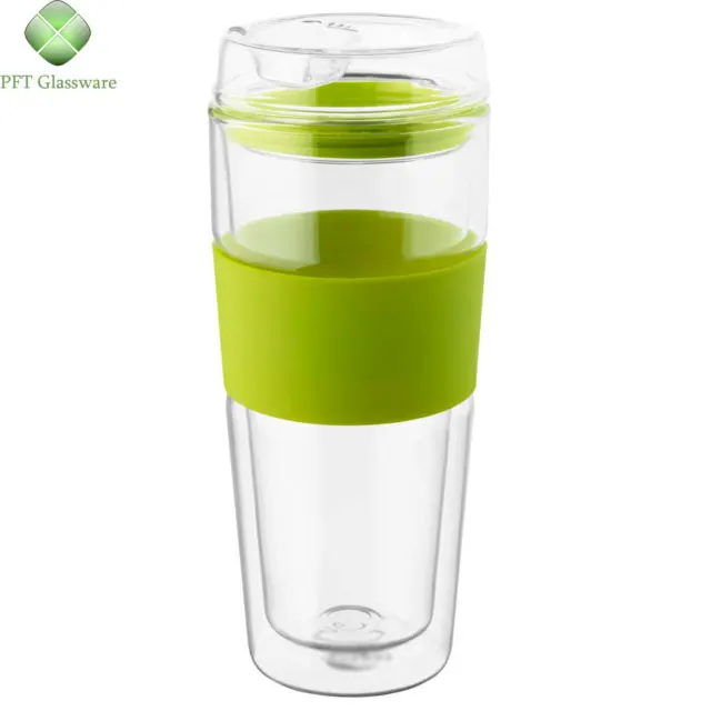 Handmade protable glass travel mugs, glass water bottles best selling.jpg