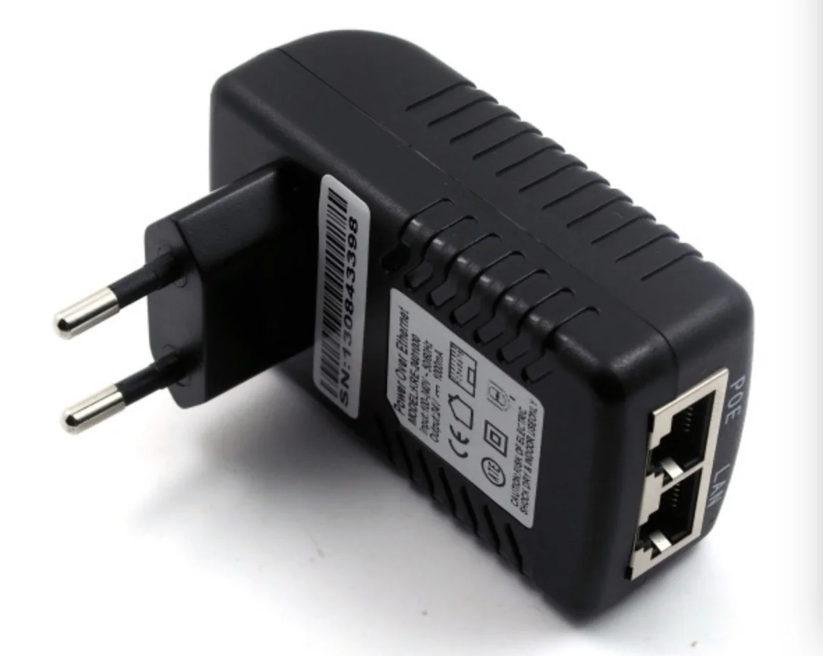 24v 1a 24w Poe Adapter Wall Plug Us/eu/uk/au Poe Power Adapter 100240v