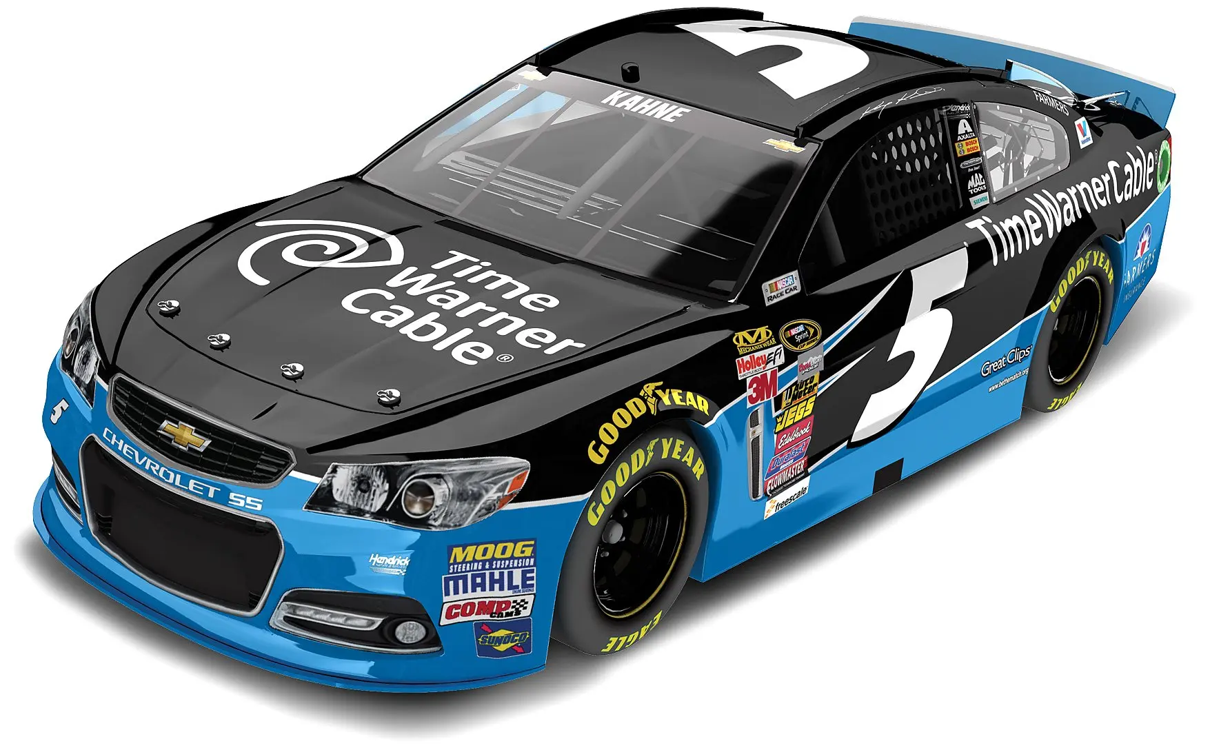 Lionel Racing CX55865TWKK Kasey Kahne #5 Time Warner Cable 2015 Chevy SS 1:64 Scale ARC HT Official NASCAR Diecast Car
