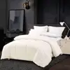 Full size white cotton filling comforter set for hotel