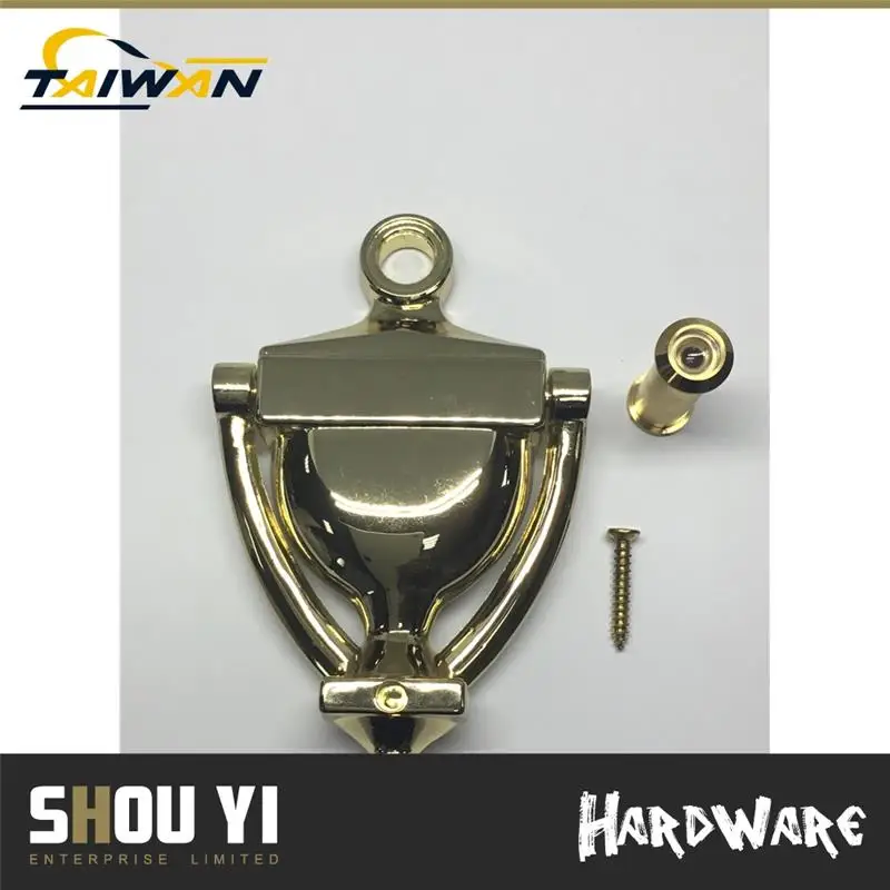 Brass Plated Zinc Antique Brass Wolf Door Knocker Buy Door