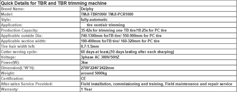 Automatic Tire Air Vent Trimming Machine/Tyre Hair Remover for TBR