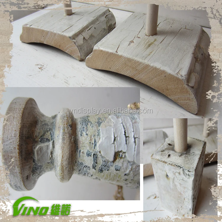 Vintage Handmade Bangle Wooden Display Rack Ring Holder,Antique Custom