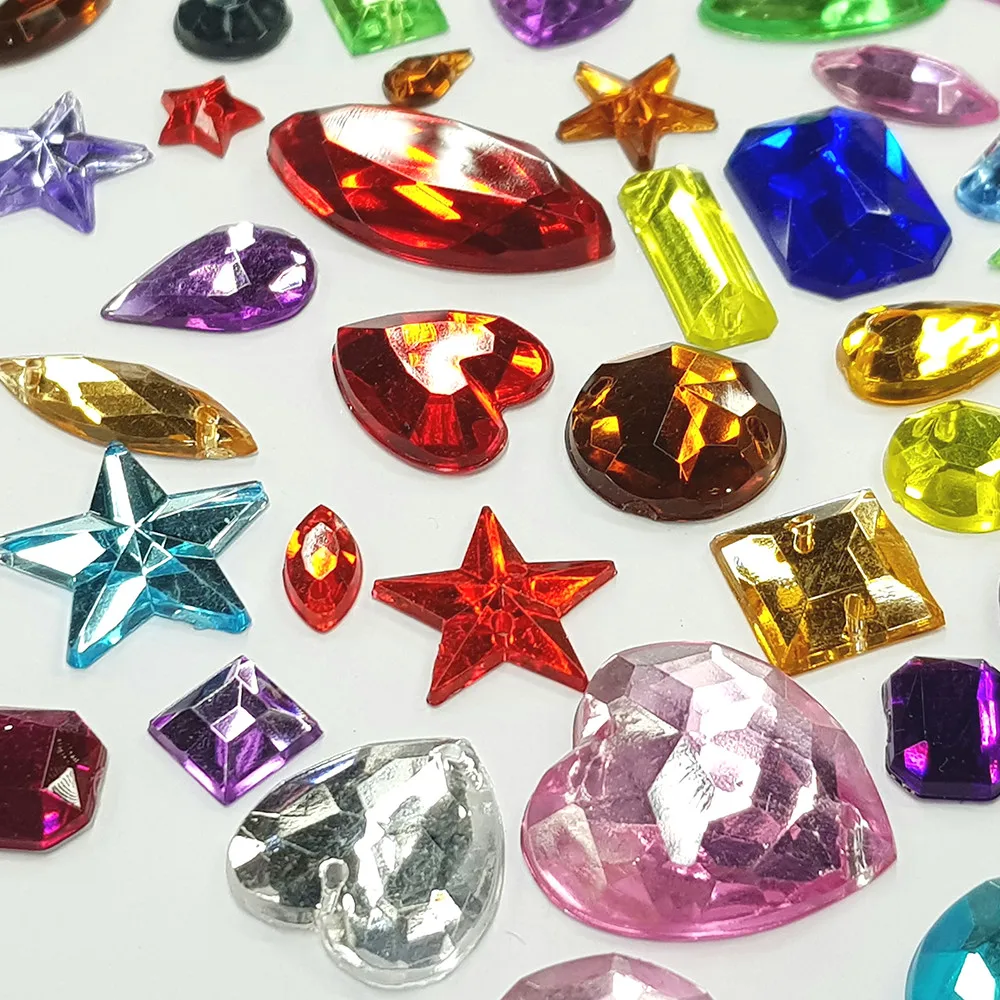 Factory Price Colorful Acrylic Plastic Crystals Buy Craft Crystals