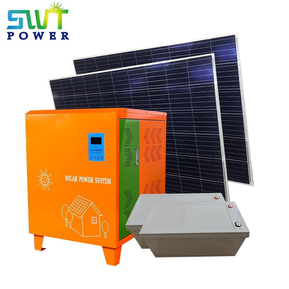 Solar Generators Portable 5000w With Solar Panel Battery Bank Charger
