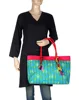 Party And Wedding Storage Utility Colorful Printed Cotton Hand Crafted Women Tote Bag