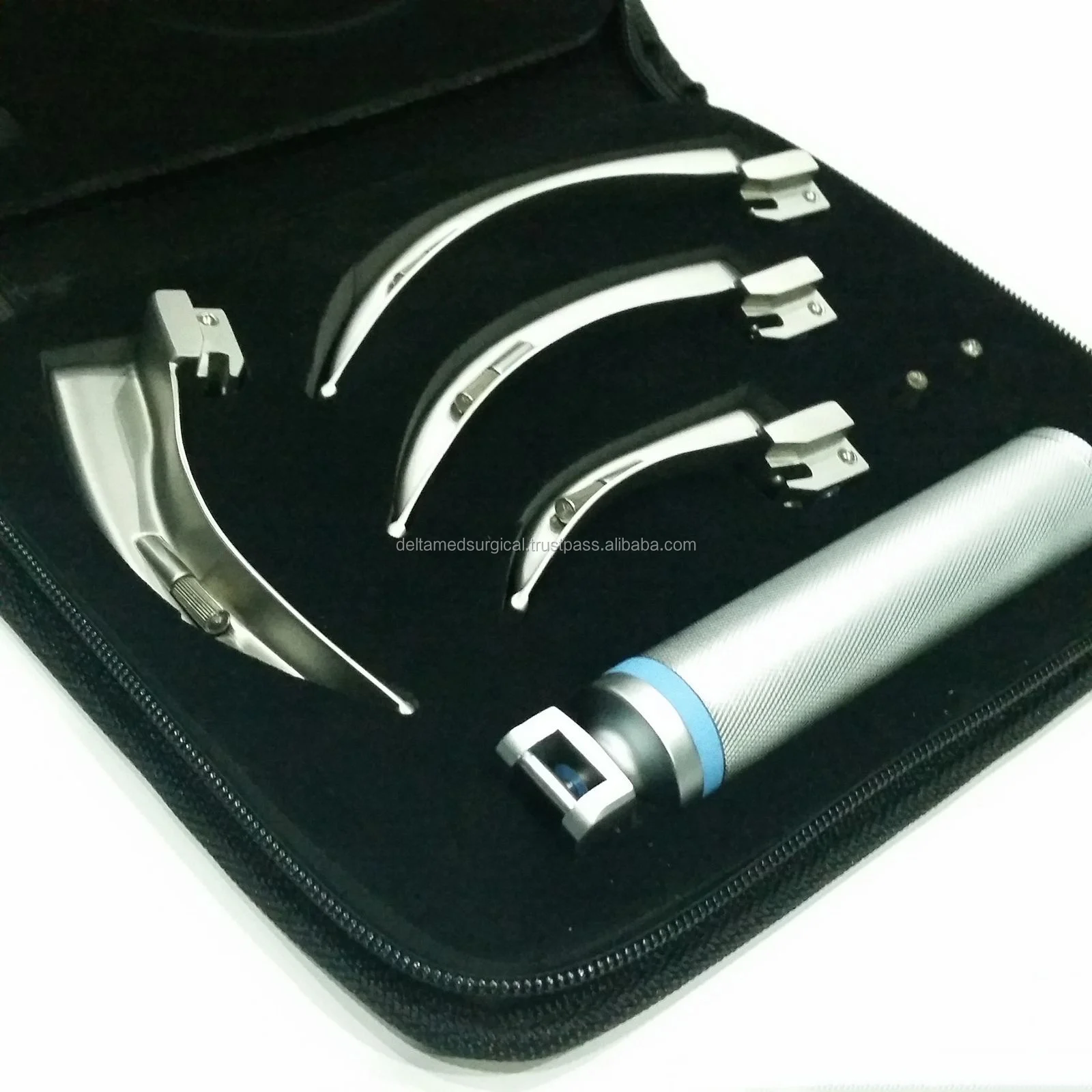 Special Laryngoscope Mac Set 4 Blades 1 Handle Ems Anesthesia ...