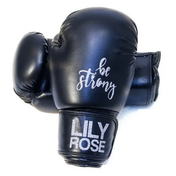 glitter boxing gloves
