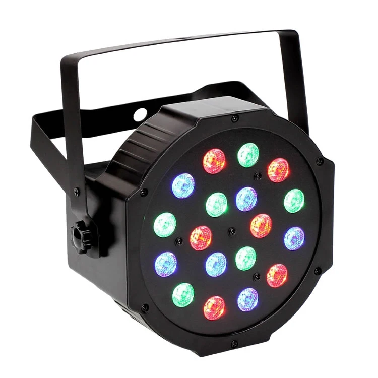 18 LED RGB Wireless Par Light Battery Powered Stage Light with Remote for DJ Stage Lighting