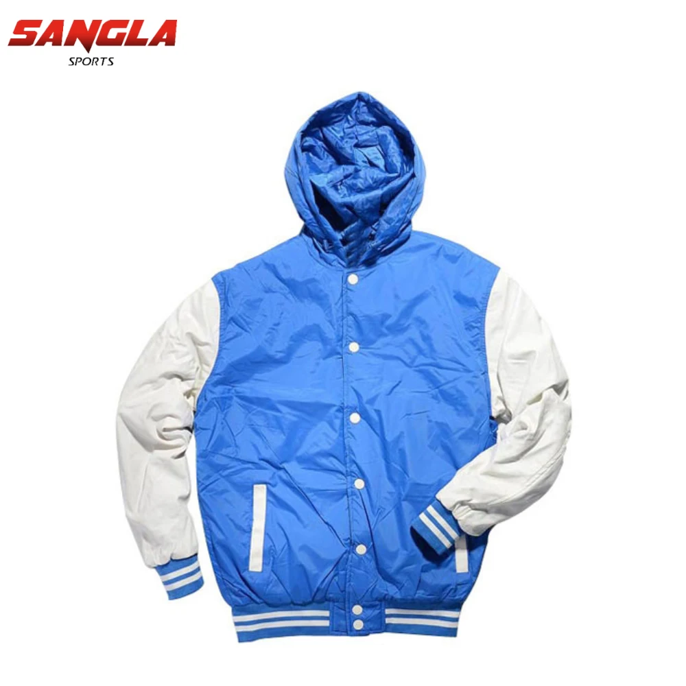 Factory Wholesale Printed Varsity Jackets Custom Plain Men Polyester