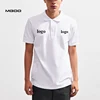 MGOO Fashion embroidery logo polo shirt Custom 100% cotton pique thick men streetwear polo tee