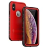 Invisible stand 8 colors water proofing case for iPhone X iPhone XS dots sealed dirtproof phone shell