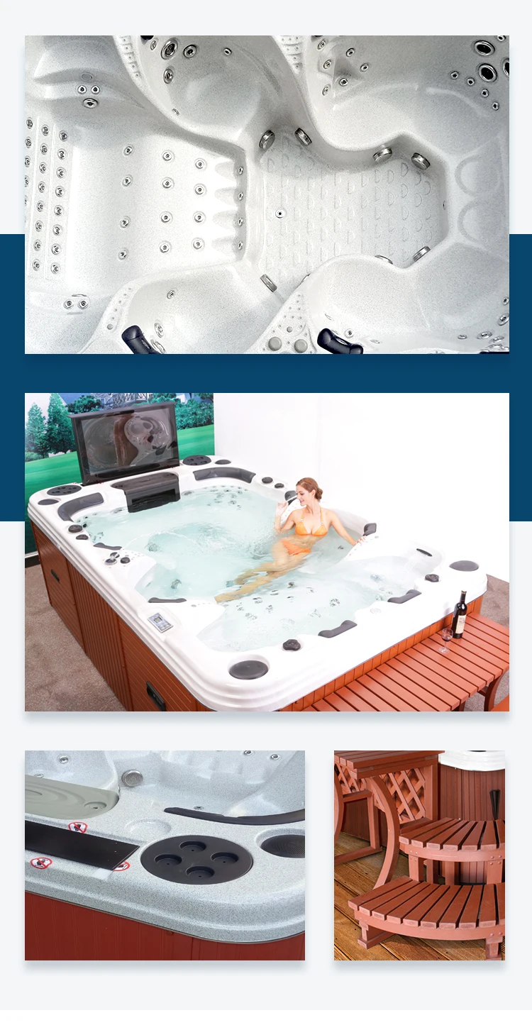Jazzi Certificated Home Sexy Hot Tub Massage Spa Skt339f Buy Sexy