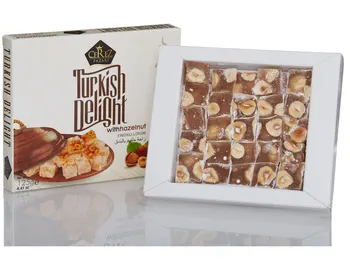 Turkish Delight Double Roasted With Hazelnut (lokum) - Buy Turkish ...