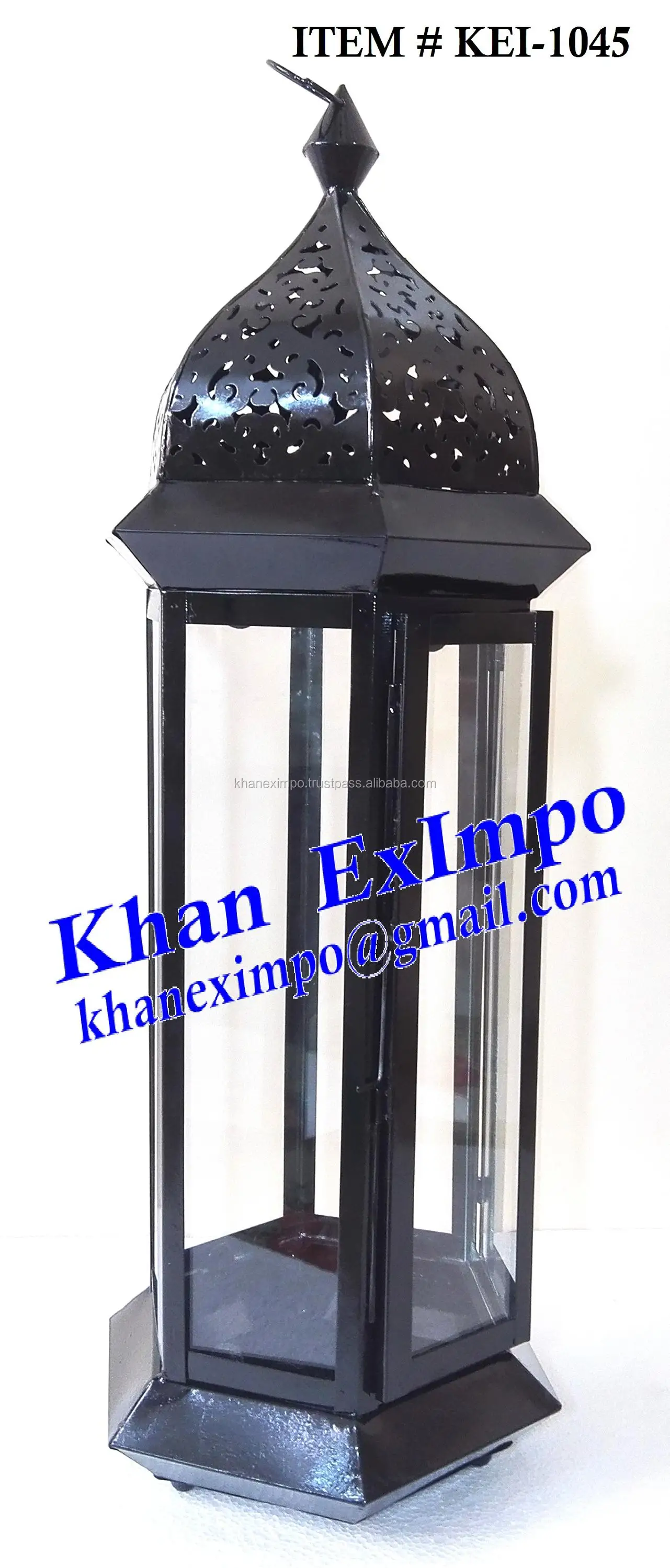Tall Moroccan Metal Candle Lantern Stand Hanging Candle Holder Wedding