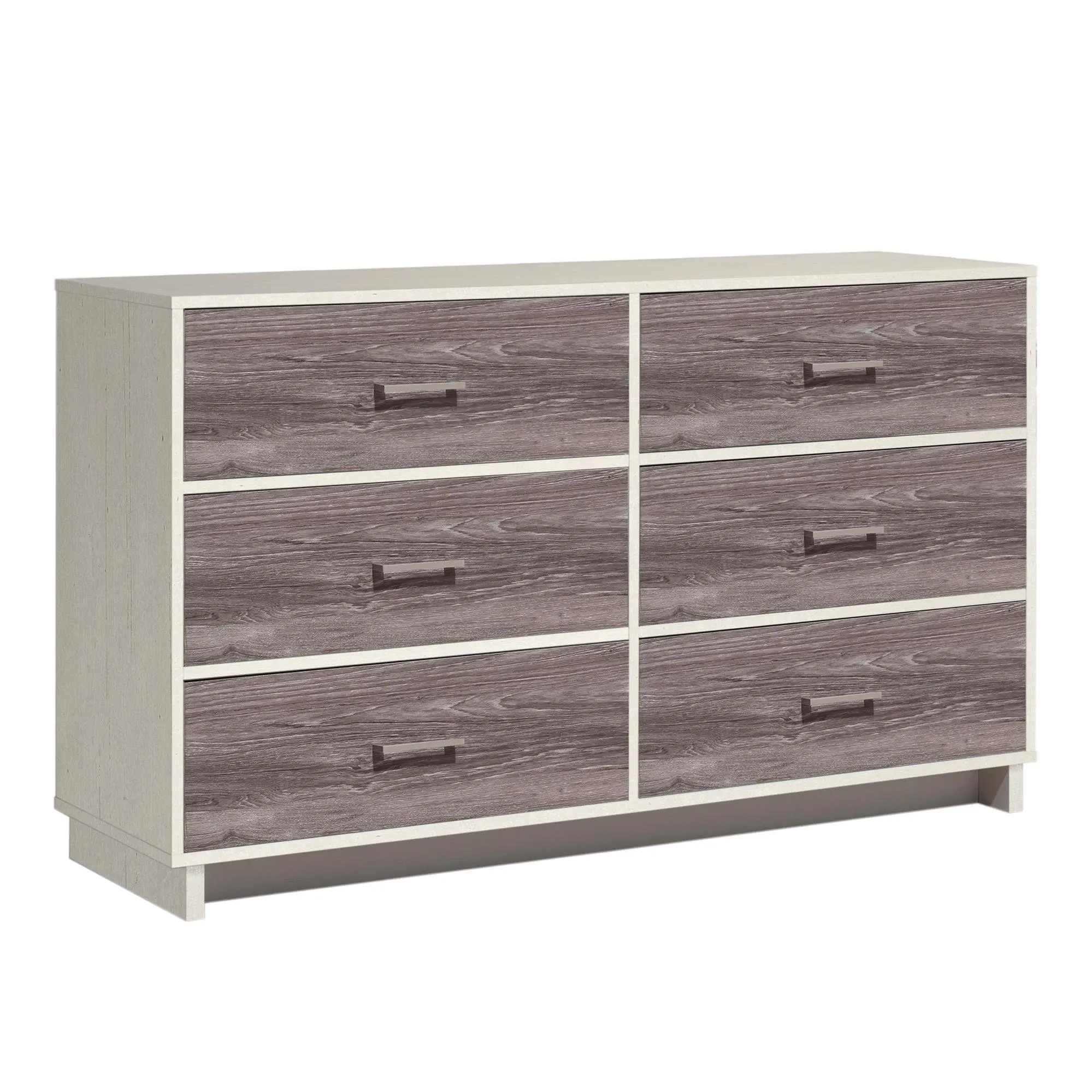 Buy Ameriwood Home Colebrook 6 Drawer Dresser Vintage White Rustic In Cheap Price On M Alibaba Com