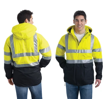 Workwear Jackets Custom Fluorescent Winter Reflective Workwear Jackets ...