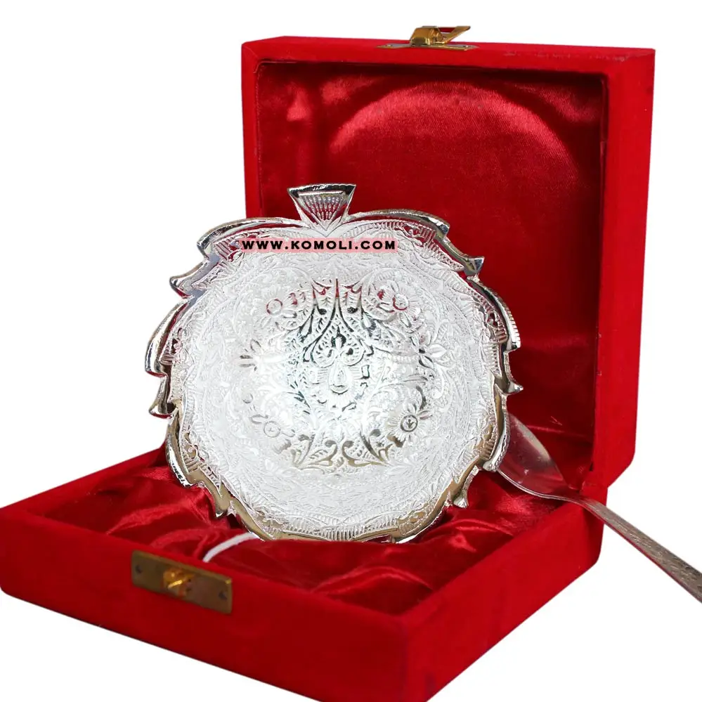 BULK) LAMANSH® Silver Plated Metal Bowl set for Gifting 🎁 | German Si –  Lamansh