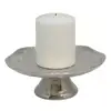 Metal Plate Pillar candle holder