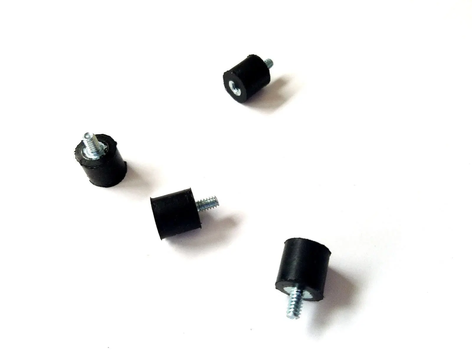 25mm Height Metric Size 20mm Diameter Pack of 5 JW Winco 351-20-25-M6-ES-55 Series GN 351 Rubber Type ES Cylindrical Vibration Isolation Mount with 1 Tapped Hole and 1 Threaded Stud