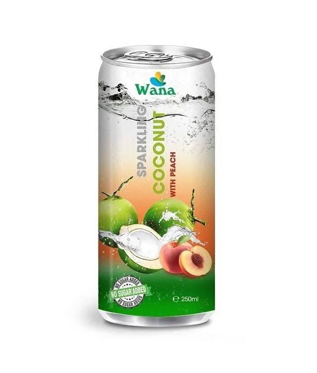 Vietnam Coconut Water Export With Kiwi Flavor In 320ml Can Oem Label ...