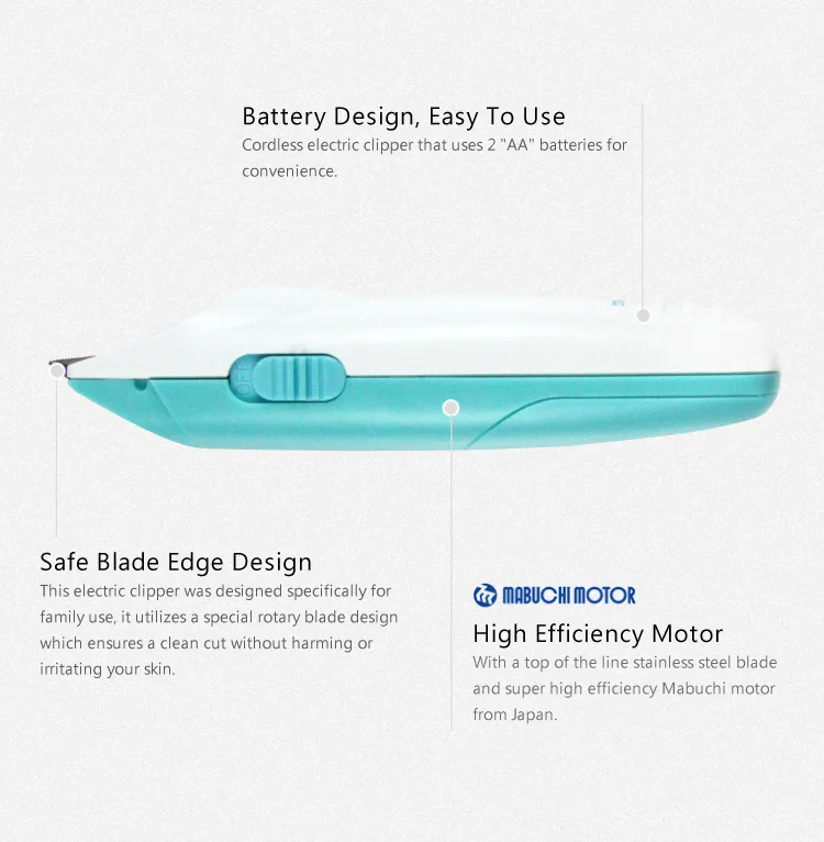 Hair Clipper Electric Battery Operaed【URBANER】MB-034