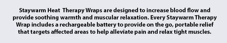 Heated battery far infrared Knee Wrap
