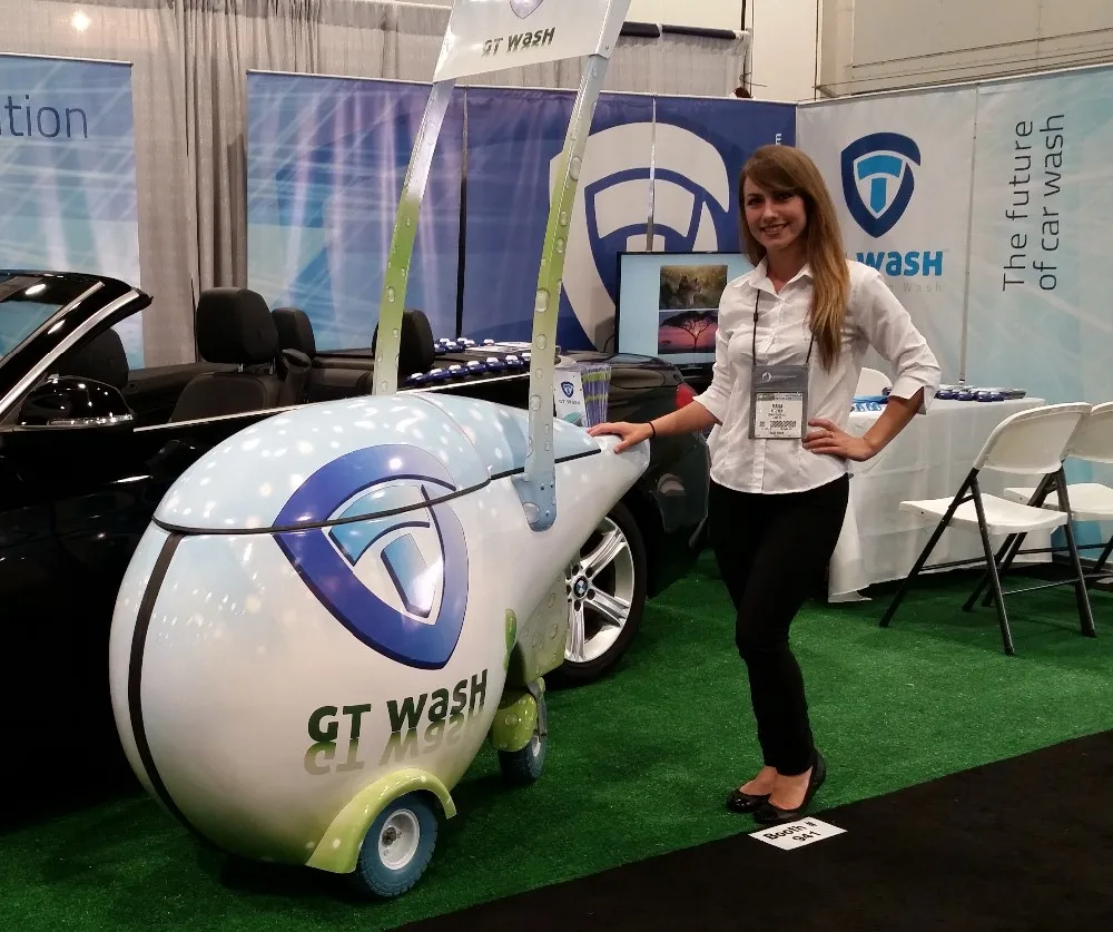 2018 Portable Waterless Car Wash Machine. Eco Car Wash Trolley. Mobile