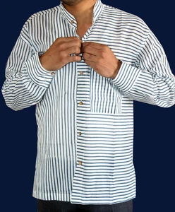 Men's Dress Shirt Casual Shirt Garment Block Printed Shirt Men's Dress Shirt Casual Shirt Garment Block Printed Shirt