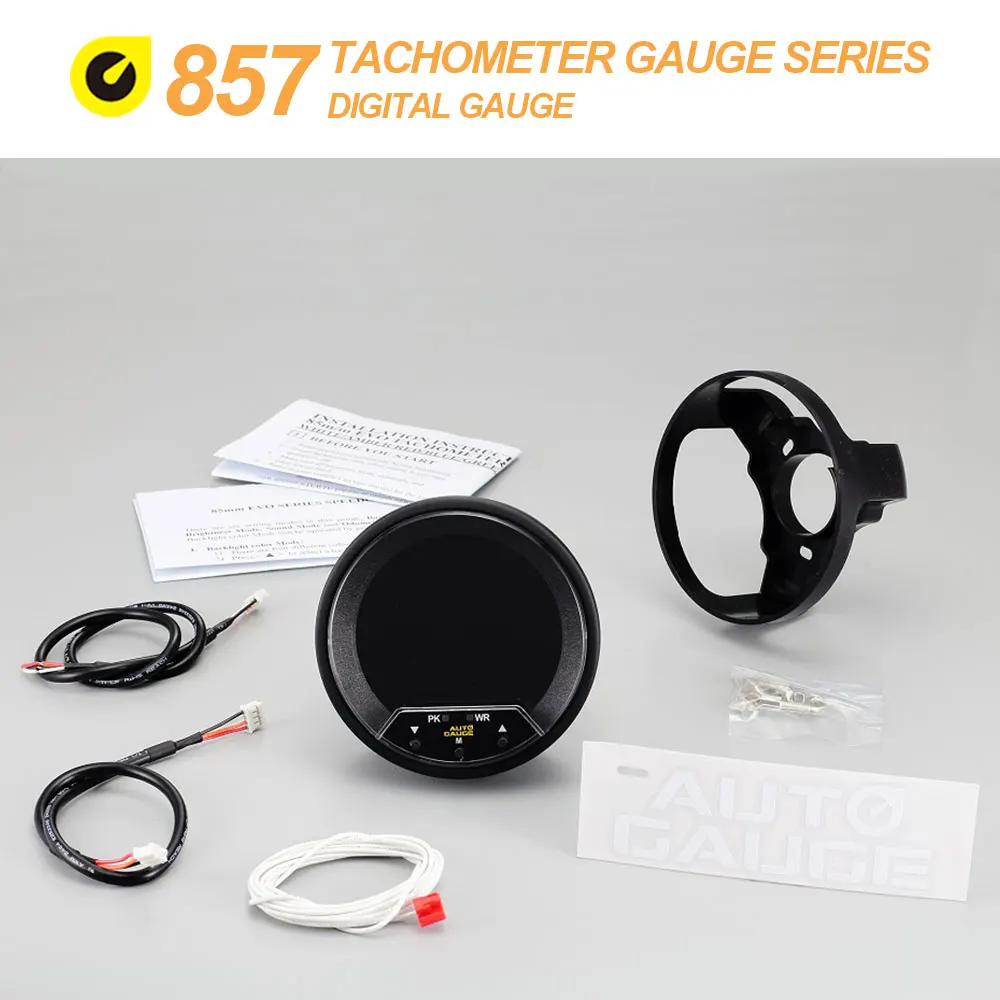 85mm tachometer universal car digital rpm