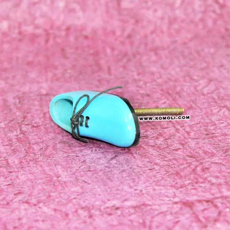 Blue Shoe S Shape Drawer Cabinet Handles Knob Buy Custom Drawer
