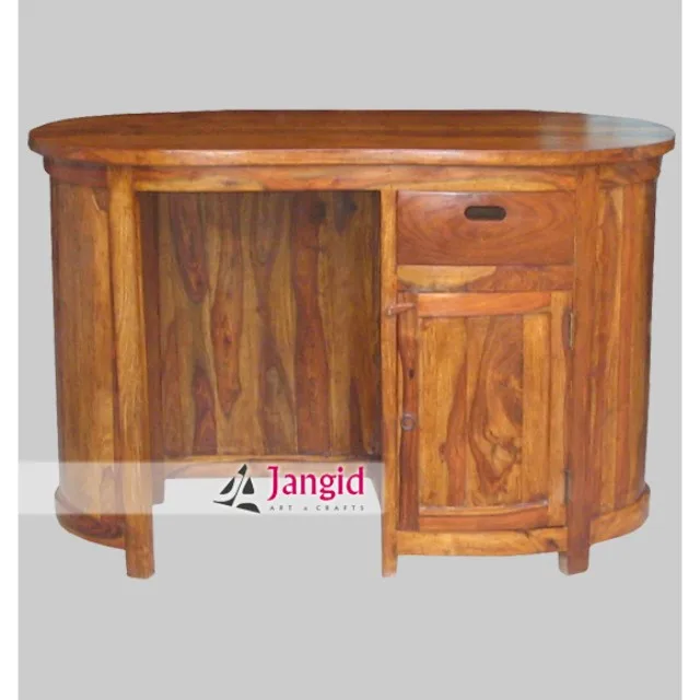 Latest Sheesham Wooden Office Handmade Studying Table Desk Designs