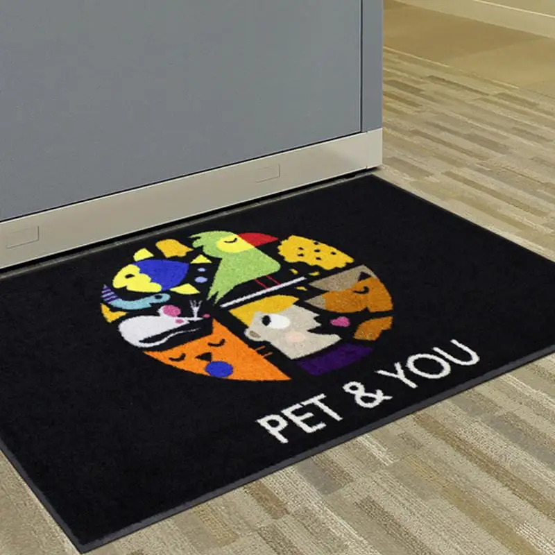 Photo Sublimation Printed Logo Door Mats Buy Photo Logo Mats,Photo