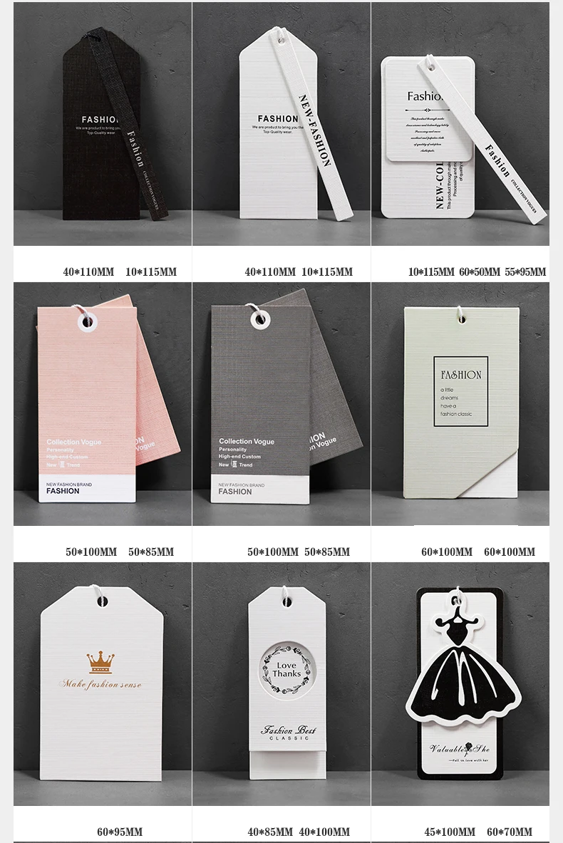 Paper Hang Tag Swing Labels Garment Accessories Tag Buy Garment Hang