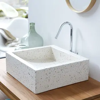 Terrazzo Sink Buy Terrazzo Sink Terrazzo Bathtube Concrete Sink Product On Alibaba Com