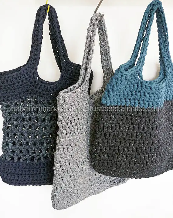 crochet bag t shirt yarn pattern