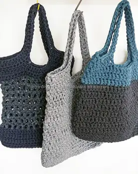 T Shirt Yarn Crochet Beach Bag Cotton Product On Alibaba