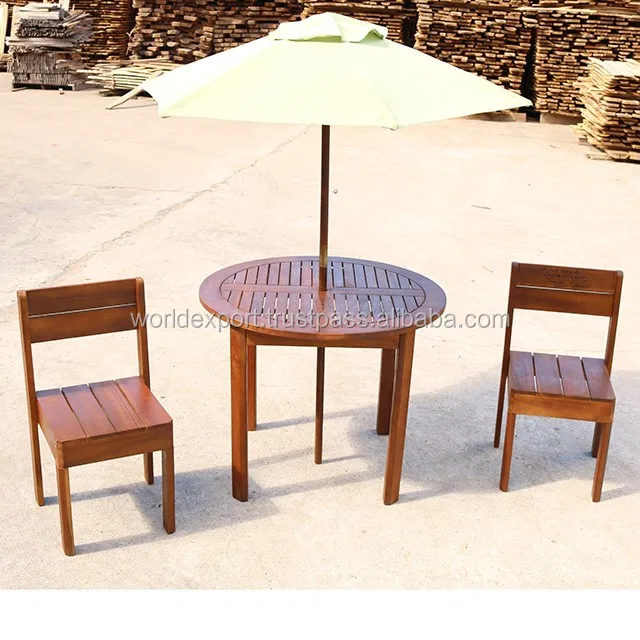Garden Patio Luxury Set Of Table And Chair With Umbrella - Buy Outdoor