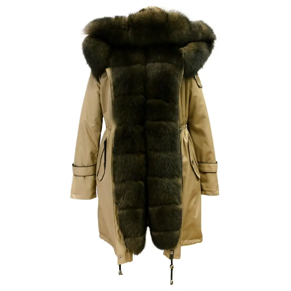 real fox fur parka