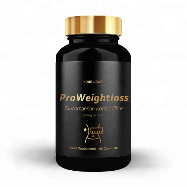 
Gold Pro Weightloss Slimming Capsules - Food Supplements - Round Premium Bottle - Private Labelled - Wholesale Diet Supplements 