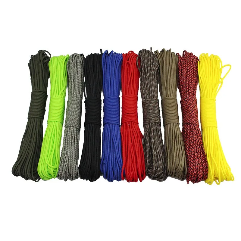 Nylon Paracord 550 Tinder Fire Cord Fishing Line Parachute Cord 8