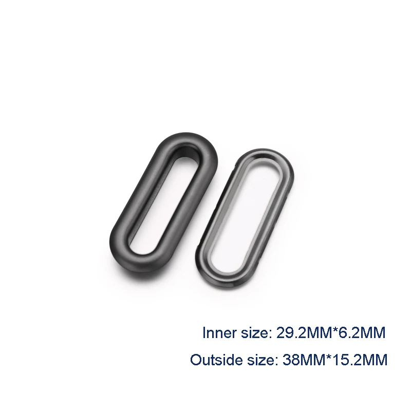 Wholesale Black Metal Oval Brass Eyelets and Grommets For Bags