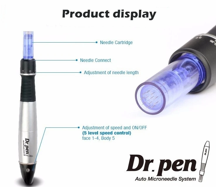 Home use microneedle a1derma pen for wrinkle removal skin rejuvenation