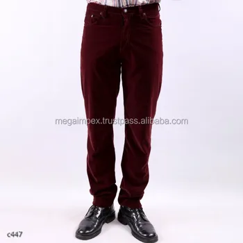 mens velvet pants cheap