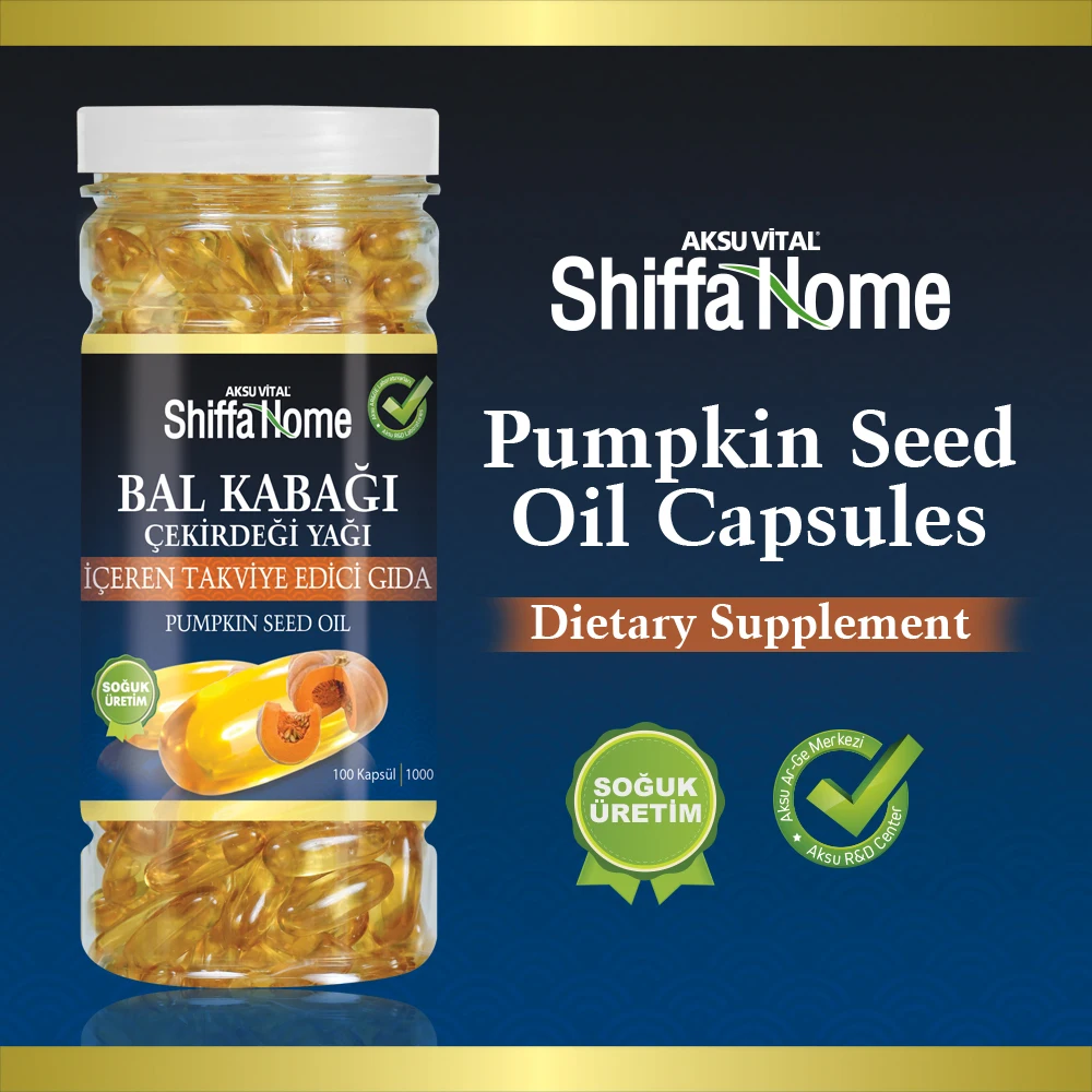 Pumpkin Seed Softgel Capsules For Prostate Treatment Natural Herbal